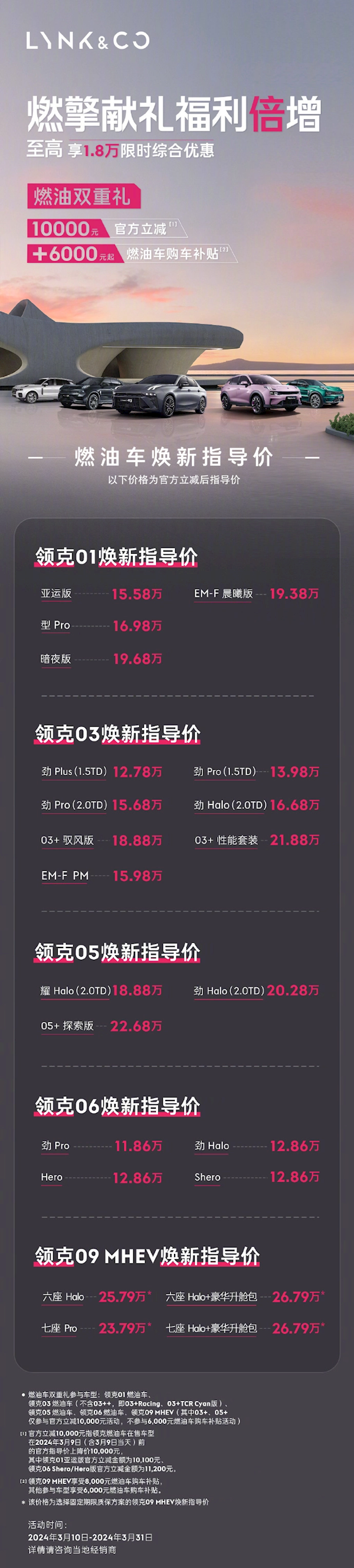 21點：跟進價格戰！領尅多款燃油車指導價立減1萬元